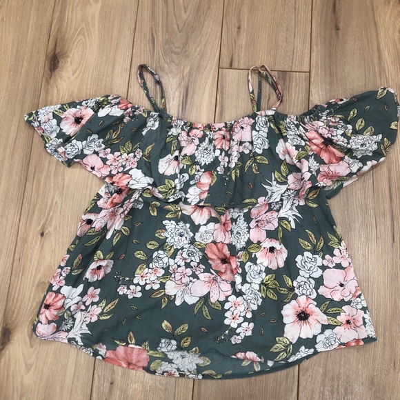 Billabong Off-the-Shoulder top - Picture 1 of 4